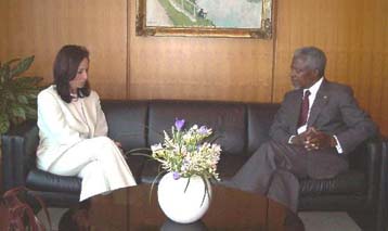 Για την ισότητα των δύο φύλων μίλησε στη Σύνοδο του ΟΗΕ η Α.Διαμαντοπούλου