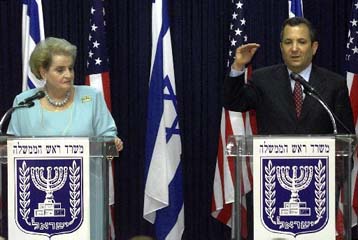 Πλησιάζει η ώρα της ειρήνης μεταξύ Ισραηλινών και Παλαιστινίων κατά την Ολμπράιτ