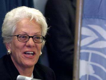 Επίθεση του Βελιγραδίου κατά της Ντελ Πόντε για το πόρισμα του ICTY