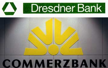 Κατέρρευσαν οι συνομιλίες για συγχώνευση της Dresdner Bank με την Commerzbank