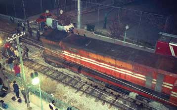 Εκτροχιασμός τρένου στην Πιερία