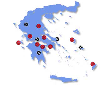 Νέα πύρινα μέτωπα σε όλη την Ελλάδα