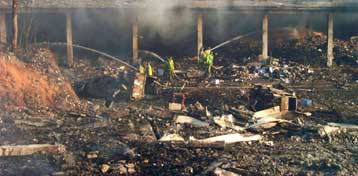 Τριάντα έξι νεκροί και 39 αγνοούμενοι από έκρηξη σε κινεζικό εργοστάσιο πυροτεχνημάτων