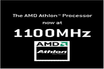 Ισχύς 1,1GHz στους επεξεργαστές Athlon της AMD