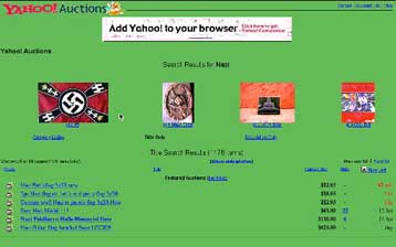Αναστέλλεται η απόφαση για τις δημοπρασίες σουβενίρ των ναζί μέσω Yahoo!
