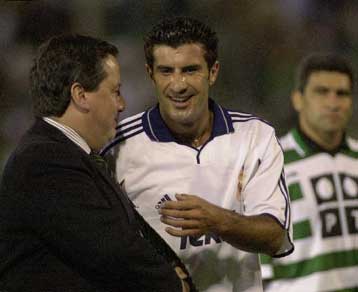 Η Σπόρτιγκ Λισαβόνας 2-1 τη Ρεάλ Μαδρίτης σε αποθέωση του Λουίς Φίγκο