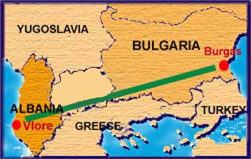 Ολοκληρώθηκαν οι μελέτες για τον πετρελαιαγωγό Μπουργκάς – Αυλώνα