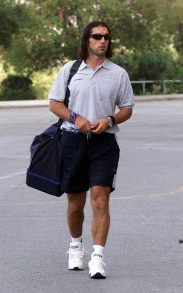 Νωρίτερα στο γήπεδο ο Σαπουντζής