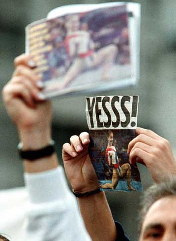 Πανηγυρική υποδοχή επιφύλασσαν οι Ρουμάνοι στην Αντρέα Ραντουκάν