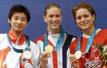 Η Αμερικανίδα Λάουρα Γουίλκινσον χρυσό μετάλλιο στις καταδύσεις 10μ. από σταθερό βατήρα