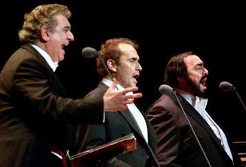 Οι τρεις τενόροι εμπνέουν τη μεγάλη οθόνη