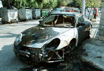 Εμπρηστική επίθεση σε αυτοκίνητο της γερμανικής πρεσβείας