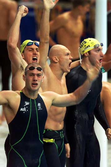 Εσπασαν τα… κοντέρ οι Αυστραλοί στα 4×100 ελεύθερο ανδρών – Παγκόσμιο ρεκόρ του Κλιμ