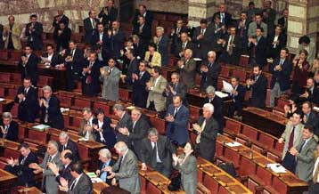 Ευχητήριο τηλεγράφημα Απ.Κακλαμάνη στην ελληνική αποστολή στο Σίδνεϊ