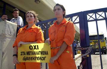 Υπουργεία Γεωργίας και ΠΕΧΩΔΕ στο στόχαστρο της Greenpeace για το μεταλλαγμένο βαμβάκι