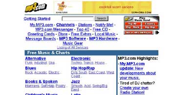 Καταδικαστική απόφαση για την MP3.com