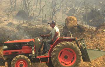 Υπό έλεγχο η πυρκαγιά στις Καρυές Λακωνίας – Σε εξέλιξη πυρκαγιές σε Κοζάνη και Χανιά