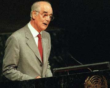 Για την αδιαλλαξία της Τουρκίας στο Κυπριακό μίλησε ο Α.Κακλαμάνης στη Νέα Υόρκη