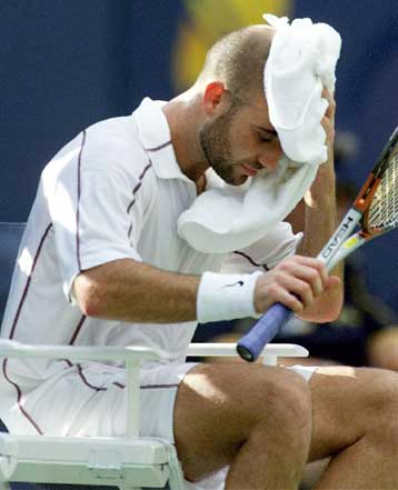 Αποκλείστηκε ο Αγκάσι από το US open