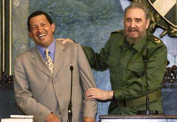 Γεμάτη πρωτοτυπίες και χάπενινγκ η επίσκεψη του Φιντέλ Κάστρο στη Βενεζουέλα