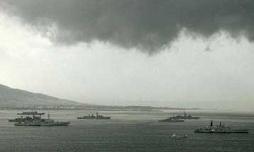 Πυρκαγιά σε πλοίο ελληνικής ιδιοκτησίας στη Σμύρνη<I>Σώοι οι άνδρες του πληρώματος</I>