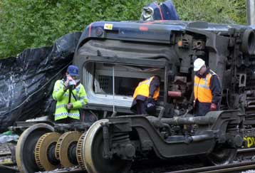Νέο σιδηροδρομικό ατύχημα στη Βρετανία<i>Αυτήν τη φορά δεν υπήρξαν θύματα</i>