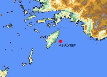 Σεισμική δόνηση 4,9 Ρίχτερ στη θαλάσσια περιοχή ανατολικά της Ρόδου