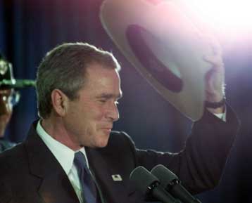 Οι Αμερικανοί χρηματιστές ψηφίζουν Μπους