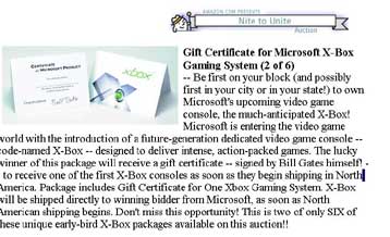 Παιχνιδομηχανές Χ-Box προσφέρονται σε πλειστηριασμό