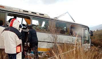 Μετωπική σύγκρουση λεωφορείων στην Τουρκία με 19 νεκρούς