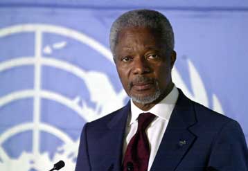 Στη Μέση Ανατολή μεταβαίνει ο Κόφι Ανάν  <I>Ενδέχεται να ακολουθήσουν Κλίντον και Σολάνα</I>