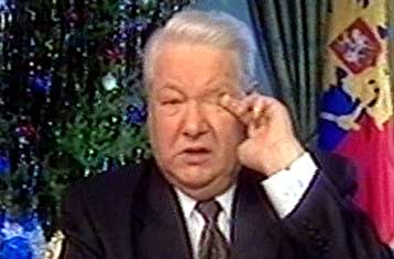 Κεφάτος και ασυγκίνητος ήταν ο Γέλτσιν όταν παραιτήθηκε από την προεδρία της Ρωσίας