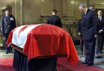 Κηδεύεται ο πρώην πρωθυπουργός του Καναδά, Πιέρ Τριντό