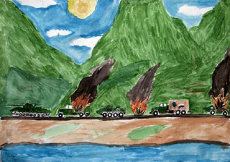 Η τέχνη των παιδιών αντανακλά τον εσωτερικό τους κόσμο