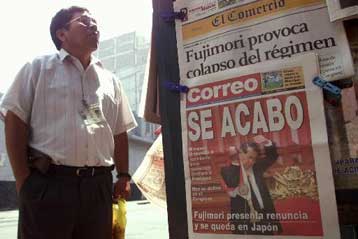 Αγνωστο πότε θα επιστρέψω στο Περού, δηλώνει από το Τόκιο ο Φουτζιμόρι