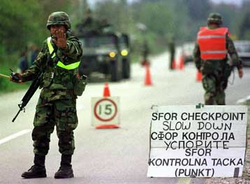 Επίθεση εναντίον οχήματος των ειρηνευτικών δυνάμεων στη Βοσνία – Ερζεγοβίνη