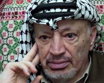 Κατάπαυση του πυρός στα εδάφη που ελέγχουν πλήρως οι Παλαιστίνιοι, διέταξε ο Αραφάτ<I>Θα συνεχισ