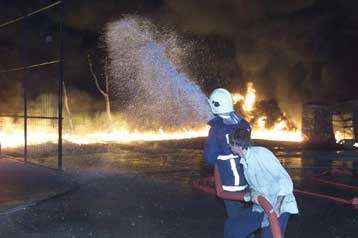 Υπό μερικό έλεγχο η φωτιά στην Ακαδημία Πλάτωνος