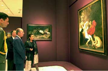 Ο Πρόεδρος της Δημοκρατίας στην Εθνική Πινακοθήκη
