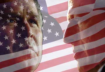 Ισοπαλία Μπους – Γκορ σε πέντε πολιτείες δείχνουν τα exit poll