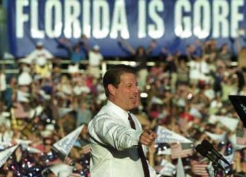 Μάχη Γκορ – Μπους για τις πολιτείες – κλειδιά