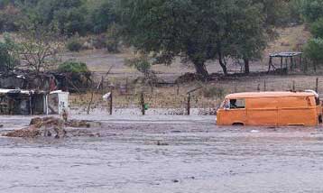 Τοπίο καταστροφής στην Κέρκυρα από τις καταρρακτώδεις βροχές