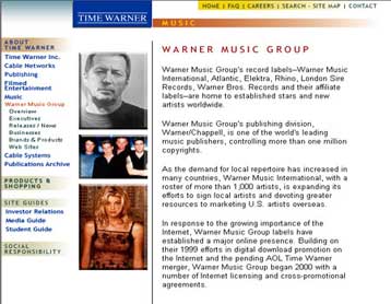 Warner Music και MP3.com ενώνουν τις δυνάμεις τους