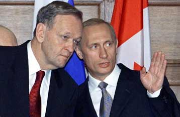 Η αντιπυραυλική ασπίδα των ΗΠΑ στο επίκεντρο των συνομιλιών Κρετιέν – Πούτιν