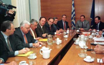 Συνεδριάζουν ευρωβουλευτές και τομεάρχες στη Ρηγίλλης