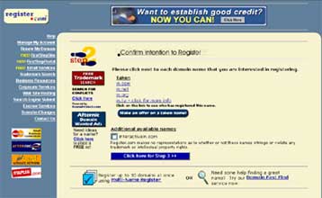 Η Register.com δημοπραττεί «χρησιμοποιημένες» δικτυακές διευθύνσεις