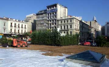 Mετά τις γιορτές «τετραγωνίζεται» η κυκλοφορία γύρω από την πλατεία Ομονοίας