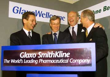 Εγκρίνεται η συγχώνευση των Glaxo Welcome Plc και SmithKline Beecham Plc