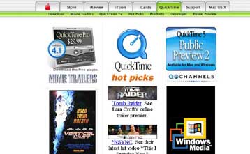 Κυκλοφόρησε το QuickTime 5 Public Preview 2 και για Windows