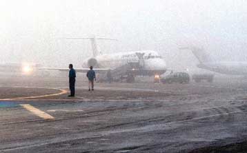 Ταλαιπωρία επιβατών στο αεροδρόμιο «Μακεδονία» λόγω της ομίχλης